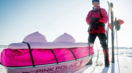 Cancer crusader completes solo Antarctic crossing on breast sled