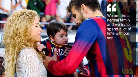 Gerard Pique and Shakira: Power couple a normal family - PHOTO