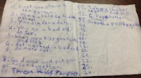 The 24 steps to falling in love