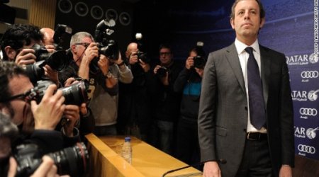 Barcelona president Sandro Rosell resigns amid Neymar row