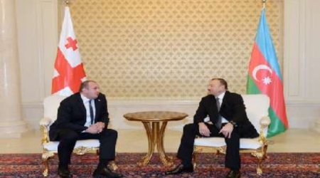 Talks between the presidents of Azerbaijan and Georgia