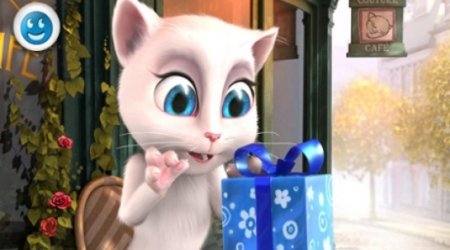 No, the Talking Angela app is not dangerous for your children