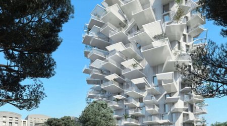 Incredible white apartment block to be built in the French Mediterranean - PHOTO