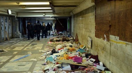 Demolition of shops at metro stations in Azeri capital - PHOTO