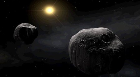 Ancient Earth hammered by double space impact