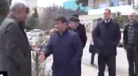 Yasamal residents protest felling of trees - VIDEO