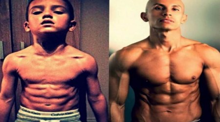 Eight-year-old bodybuilder becomes an internet sensation - PHOTO