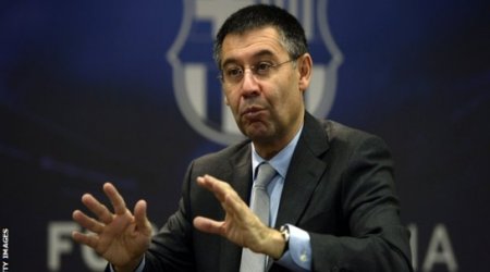 Barcelona transfer ban an injustice - president Josep Maria Bartomeu