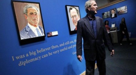 George W Bush exhibition: Five artistic politicians