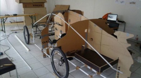 Porsche is actually built of CARDBOARD - PHOTO