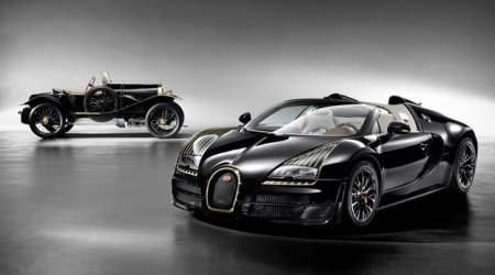 Bugatti rolls out the gold-trimmed 'Black Bess' Veyron - PHOTO