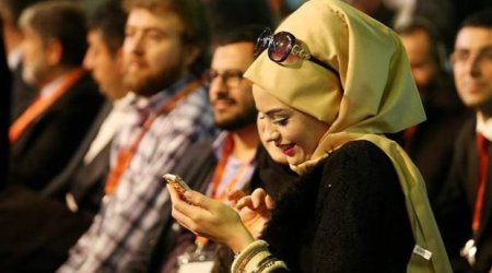 Ərdoğanın göz qamaşdıran əcnəbi heyranı - FOTOLAR