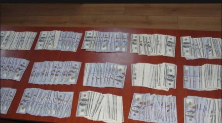 Azərbaycana gizli yolla 150000 dollar keçirmək istədilər - FOTO