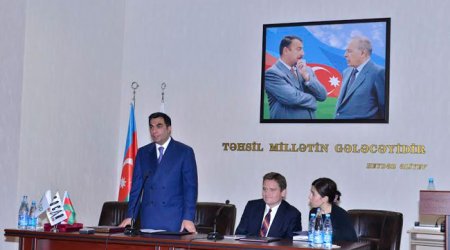 BP şirkətinin rəsmisi Bakı Ali Neft Məktəbində oldu - FOTO