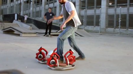 Летающую доску построили из фанеры