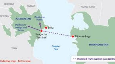 Azeris, Turkmens have exclusive right to build trans-Caspian link: EU