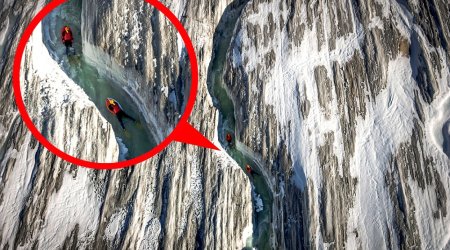 That's a different kind of water-skiing!