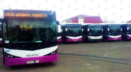Yeni avtobuslar sabahdan istismara buraxılacaq - Video
