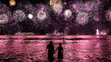 Dünyada yeni ili necə qarşıladılar - Fotolar