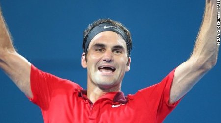 1,000th win for Roger Federer as he takes Brisbane title