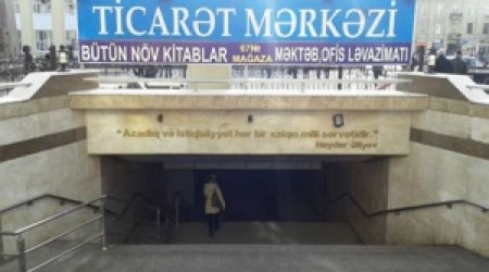 “28 May”dakı ticarət köşkləri sökülür - Fotolar