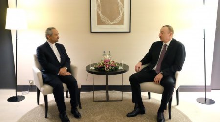 Aliyev meets head of Iranian president’s office in Davos