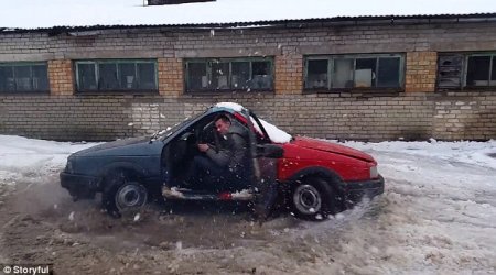 Car made from two front ends welded together
