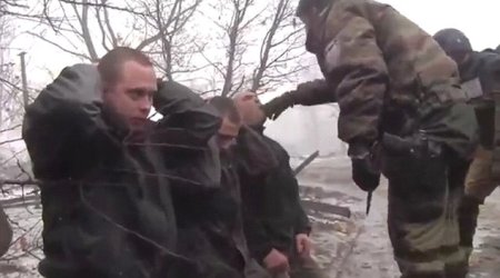 Ukrainian soldiers' forced to EAT their uniform