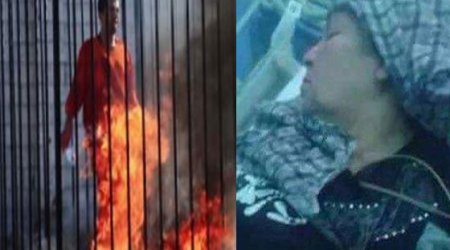 İŞİD-in diri-diri yandırdığı pilotun anası dərddən öldü