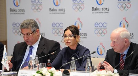 First Lady Aliyeva welcomes EOC members in Azerbaijan