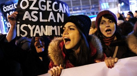 Thousands protest in Turkey after woman's burned body is found in woodland
