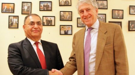 Asim Mollazade meets Argentinian Ambassador Carlos Dante Riva