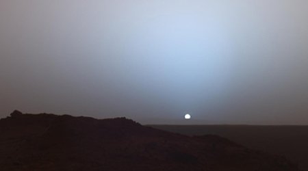 Закат на Марсе