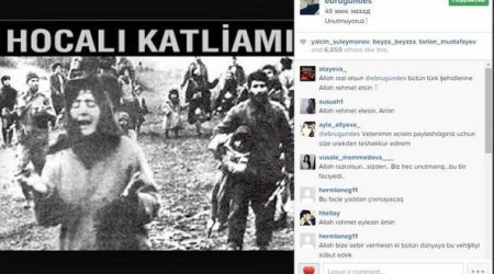 Известная певица о трагедии Ходжалы