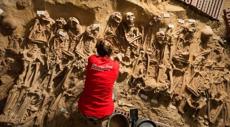 The mass grave underneath a supermarket