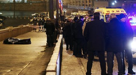 Видео с места убийства Немцова