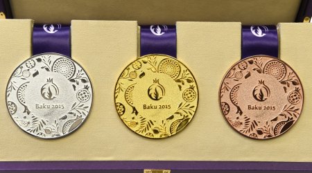 Baku 2015 marks 100 Days To Go by unveiling first European Games medal design