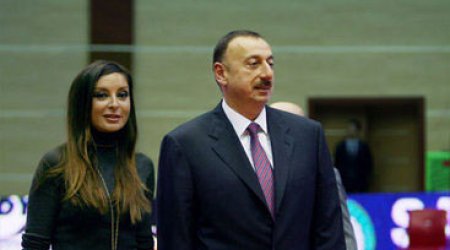 Ilham Aliyev and his spouse attended the opening of the Baku Shooting Center