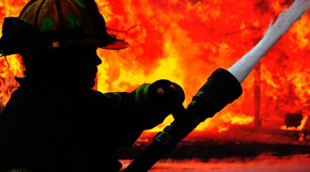 Fire breaks out at car care center