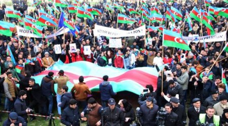 Rally of opposition in Baku