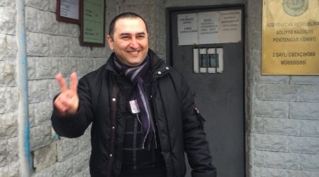 Bəşir Süleymanlı azadlığa çıxdı - FOTOLAR