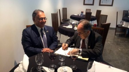 Asim Mollazade meets Brazilian senators