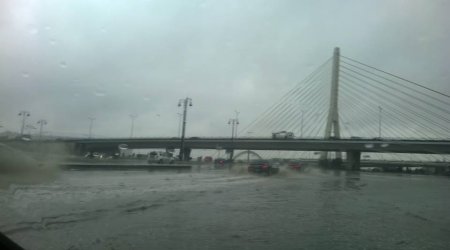 Yağışdan sonra Bakıdakı vəziyyət - Fotolar