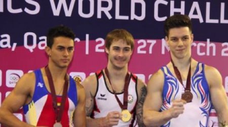 Azerbaijani gymnast wins gold at World Challenge Cup