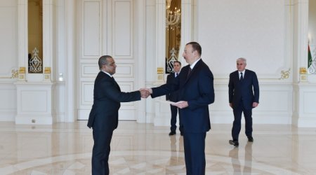 Azerbaijani President receives credentials from ambassadors of several countries