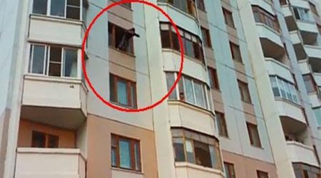 Bakıda MTN-nin polkovniki özünü binadan atdı