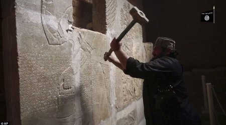 Shock new video shows ISIS thugs smashing historic Iraqi city of Nimrud