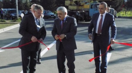 Rövnəq Abdullayev yeni qazdoldurma məntəqəsinin açılışını etdi - FOTO