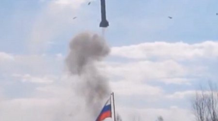 Russian army’s rocket launch test goes terribly wrong