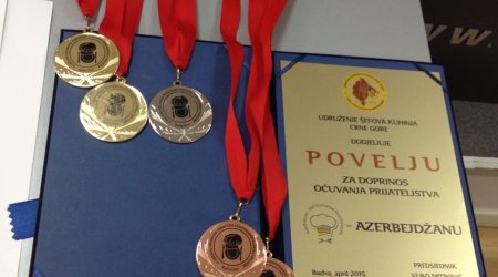 Azərbaycan kulinarları beynəlxalq kulinariya çempionatında iştirak etdilər - Fotolar